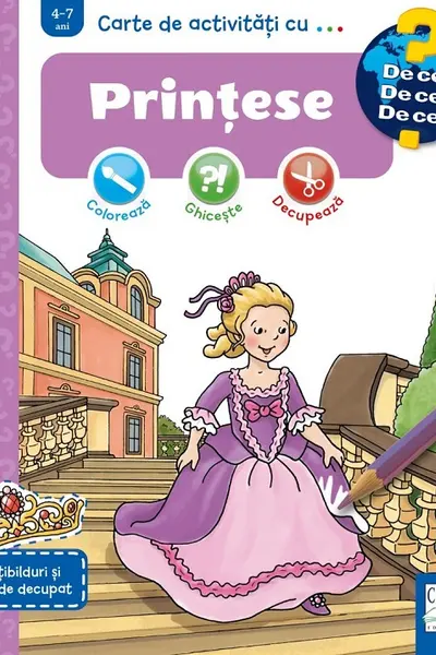 Carte de activitati cu .... Printese