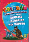 Coloram desene mari pentru cei mici: Animale salbatice din padure