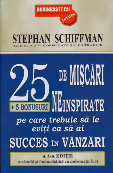 25 de miscari neinspirate + 5 bonusuri pe care trebuie sa le eviti ca sa ai succes in vanzari