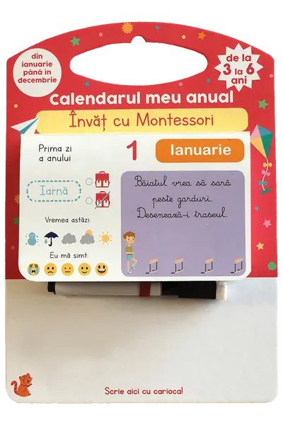 Invat cu Montessori - Calendarul meu anual