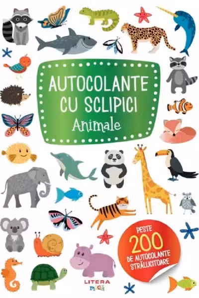 AUTOCOLANTE CU SCLIPICI. ANIMALE