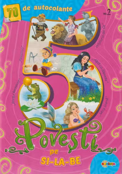 5 Povesti pe silabe - roz