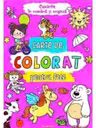 Carte de colorat pentru fete. Cuvinte in romana si engleza