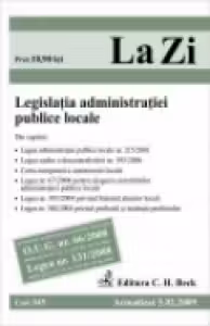 Legislatia administratiei publice locale (actualizat la 05.02.2009). Cod 345
