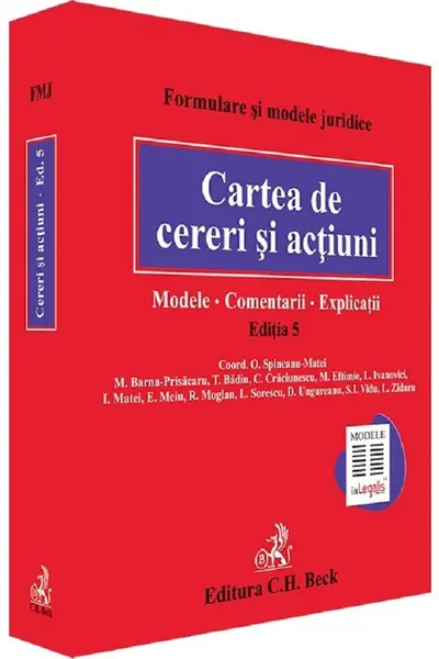Cartea de cereri și acțiuni. Modele. Comentarii. Explicații Ed. 5