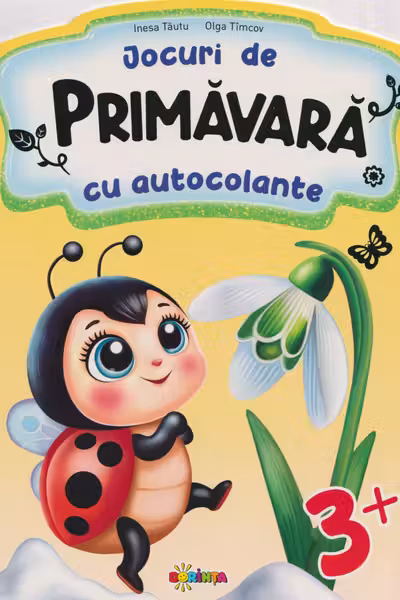 Jocuri de Primavara cu autocolante. 3+
