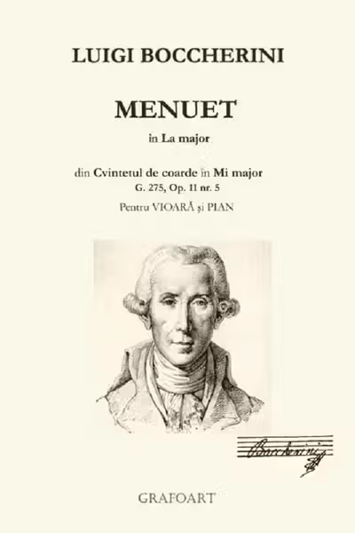 Menuet în La major pentru vioară și pian