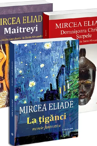 Pachet 3 cărți: Domnișoara Christina. Șarpele + La țigănci + Maitreyi