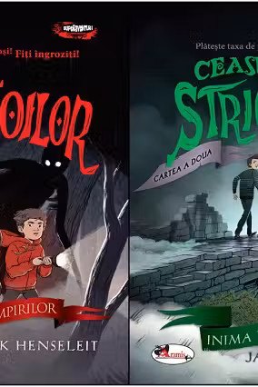 Pachet 8: Ceasul strigoilor. Cuțitul vampirilor + Inima trolului