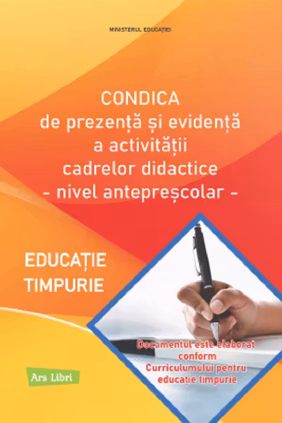 Condica de prezență și evidență a activității cadrelor didactice