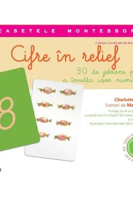 Cifre in relief. Montessori