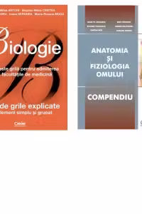 Pachet Admitere la medicina (2 carti): 1. Biologie. Teste grila pentru admiterea la facultatile de medicina; 2. Anatomia si fiziologia omului - Compendiu