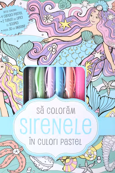 SA COLORAM SIRENELE IN CULORI PASTEL