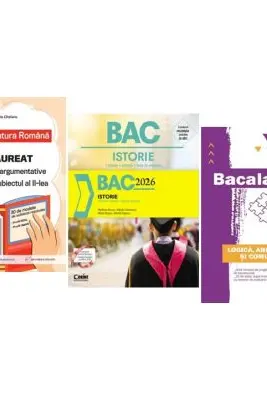 Pachet Bacalaureat Limba si literatura romana Subiectul 1 si 2, Logica si Istorie - Oana Valeria Chelaru, Marilena Bercea, Cecilia Ionescu