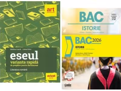 Pachet Bacalaureat Limba si literatura romana Eseul si Istorie - Liliana Paicu, Marilena Bercea
