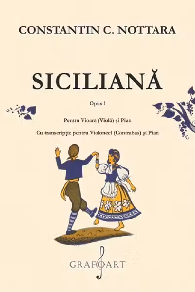 Siciliana Opus 1 pentru vioară (violă) și pian