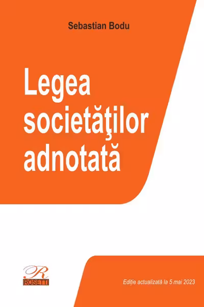 Legea societatilor adnotata