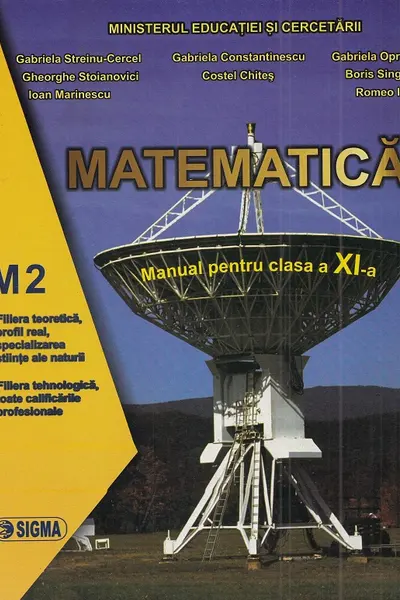 Matematică M2 - Clasa 11 - Manual