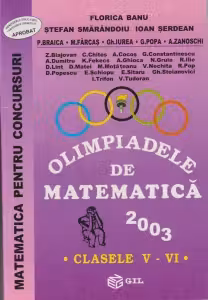 Olimpiade de matematica (clasele V-VI) (anul 2003)
