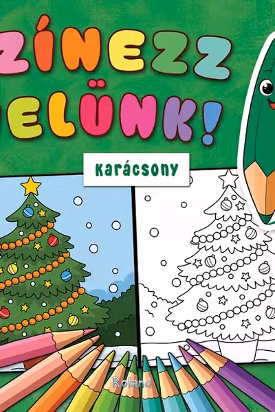 Szinezz velünk: Karácsony. Colorează cu noi: Crăciunul