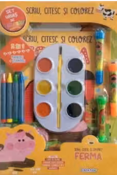 Scriu citesc si colorez - Ferma