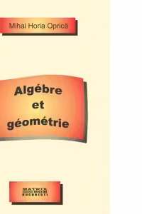 Algebre et geometrie