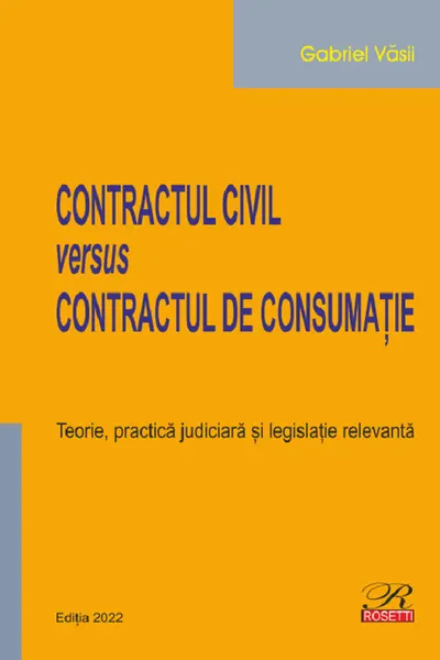Contractul civil versus contractul de consumație