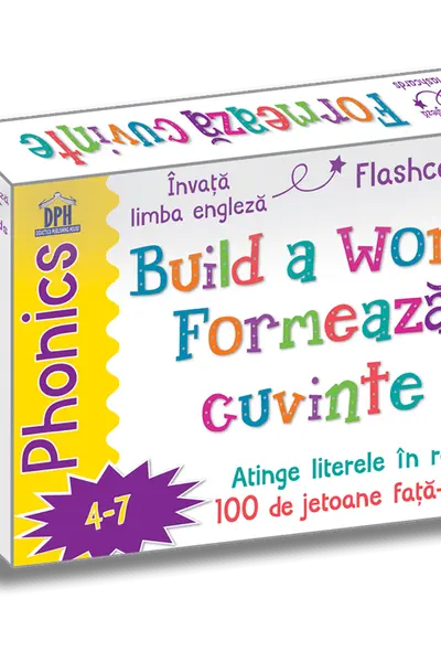 Build a word - Formeaza cuvinte - Jetoane Limba Engleza