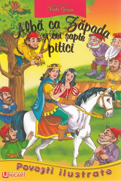 Povești ilustrate - Albă ca Zăpada și cei șapte pitici