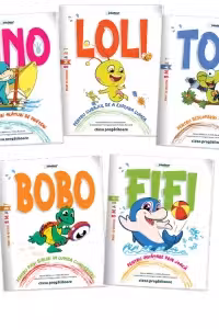 Set 5 carti: Caiet interdisciplinar pentru clasa pregatitoare (Dino, Loli, Tobi, Bobo, Fifi)
