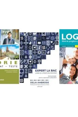 Pachet Bacalaureat Limba si literatura romana Expert la Bac, Logica si Istorie 65 de teste - Delia Ambrosie, Adrian Ilie Aichimoaie, Gabriel Stefan Ion