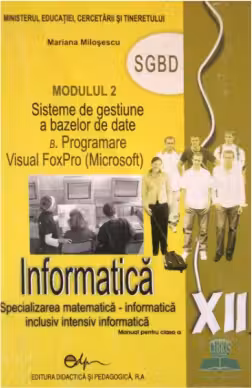 Manual informatica, clasa a 12-a, modulul 2