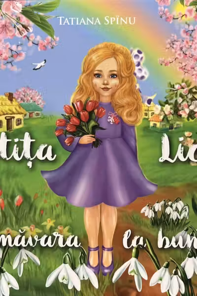 Fetita Lica primavara la bunica