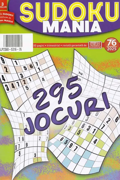 Sudoku Mania Nr.76 din 2025