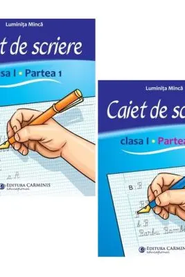 Pachet 2 Caiete de scriere, Clasa 1 partea 1. CSCD1 si partea 2. CSCD2