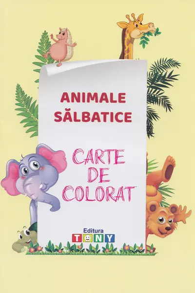 Animale sălbatice. Carte de colorat
