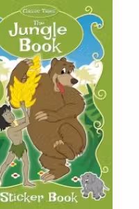 Cartea Junglei - carte de colorat cu stickere