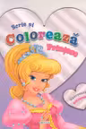 Scrie si coloreaza printese - violet