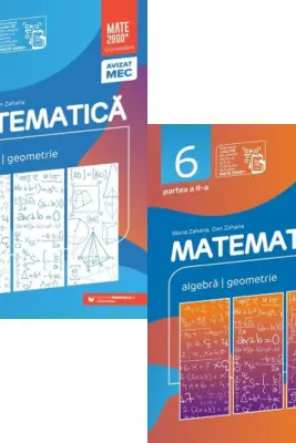 Pachet Consolidare 2025-2026 clasa a 6-a. Matematica. Algebra, geometrie, partea 1 si 2