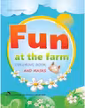 Fun at the farm. Coloring book and masks