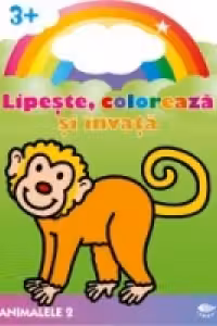 Animalele 2. Maimuta (Lipeste, coloreaza si invata)