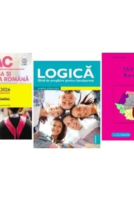 Pachet Bacalaureat Limba si literatura romana, Logica si Istoria romanilor - Monica Cristina Anisie, Gabriel Stefan Ion, Gheorghe Dondorici