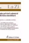 Legislatia privind cadastrul si publicitatea imobiliara (actualizat la 20.07.2008)