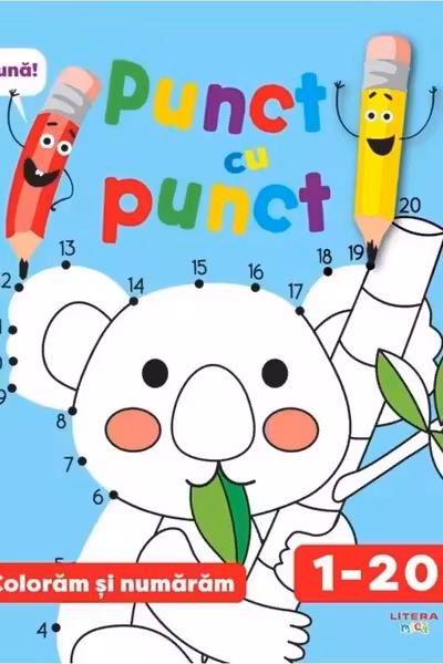 PUNCT CU PUNCT. Desenam si numaram de la 1 la 20