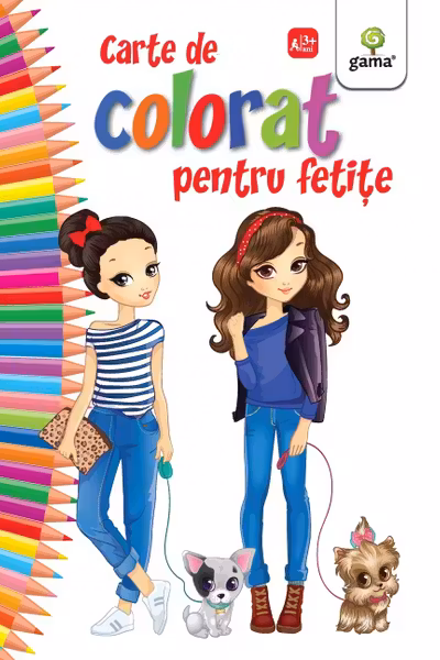 Carte de colorat pentru fetite