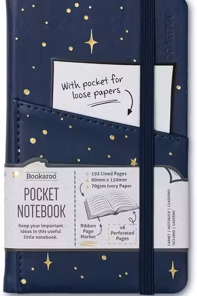 Bookaroo Notebook A5 Moon & Stars