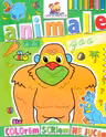 Animale de la zoo. Carte de colorat