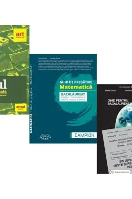 Pachet Bacalaureat 2026. Eseul. Varianta rapida de pregatire, Matematica filiera tehnologica: servicii, resurse si tehnic si Biologie clasele 11-12 - Liliana Paicu, Marius Burtea, Stelica Ene