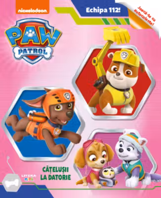 PAW Patrol. Catelusii la datorie. Joaca-te cu autocolante!