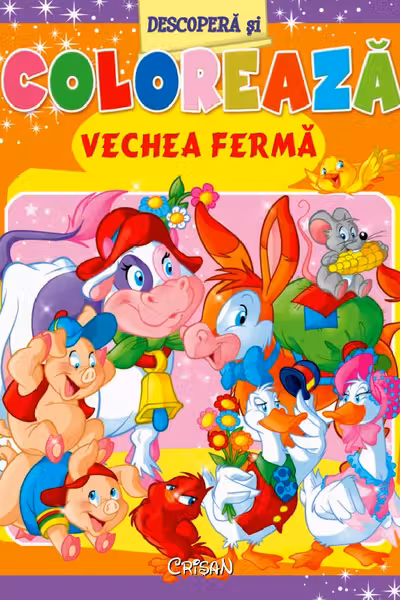 Descoperă și colorează vechea fermă